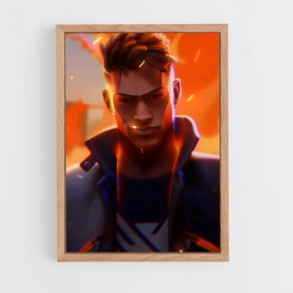 Poster Phoenix scène – affiche Valorant (vue 4)